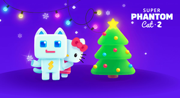 独立游戏《超级幻影猫2》引入Hello Kitty 推圣诞特别版本